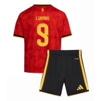 Stroje piłkarskie Belgia Romelu Lukaku #9 Koszulka Podstawowej dla dzieci MŚ 2026 Krótki Rękaw (+ szorty)